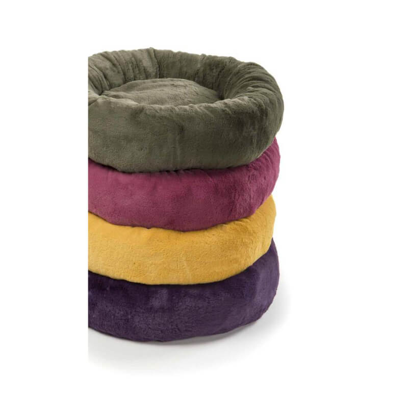 Leopet okroglo ležišče Ciambela, pliš mix barve - 50 x 15 cm (2)