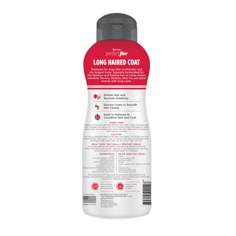 TropiClean PerfectFur šampon za pse z dolgo dlako - 473 ml (2)