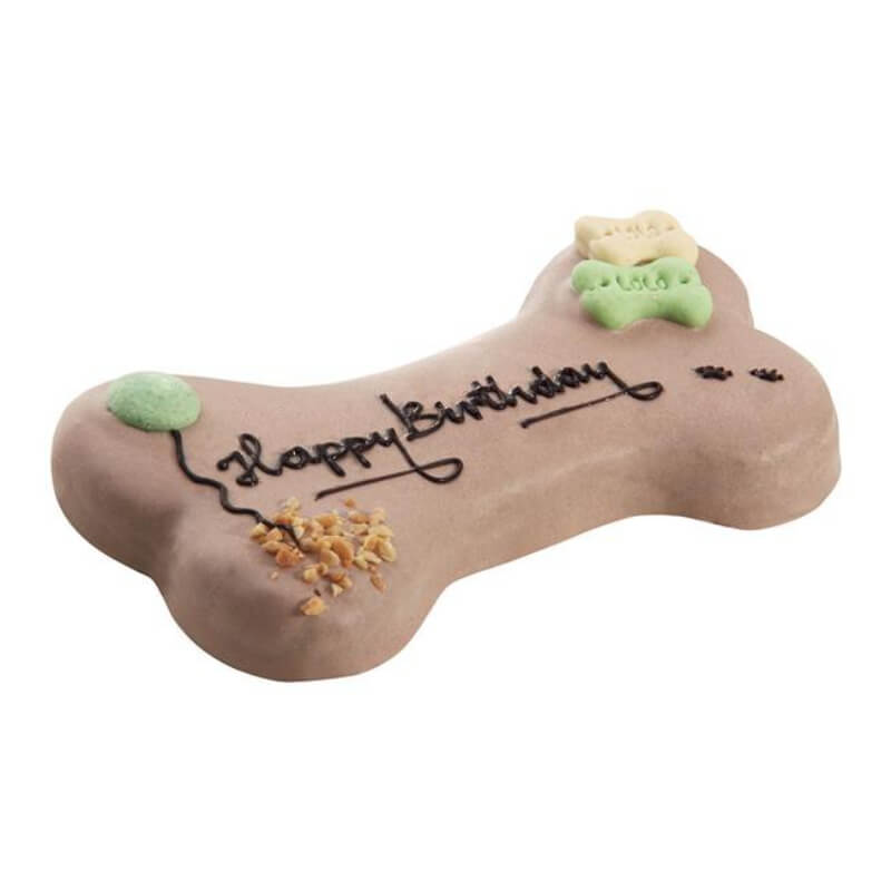 Lolo Classic Happy Birthday velik piškot za pse, oreščki in čokolada - 250 g