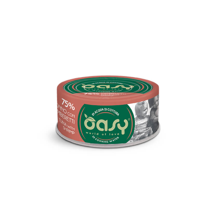 Oasy More Love Adult tuna in kozice v juhi, konzerva - 70 g - 70 g