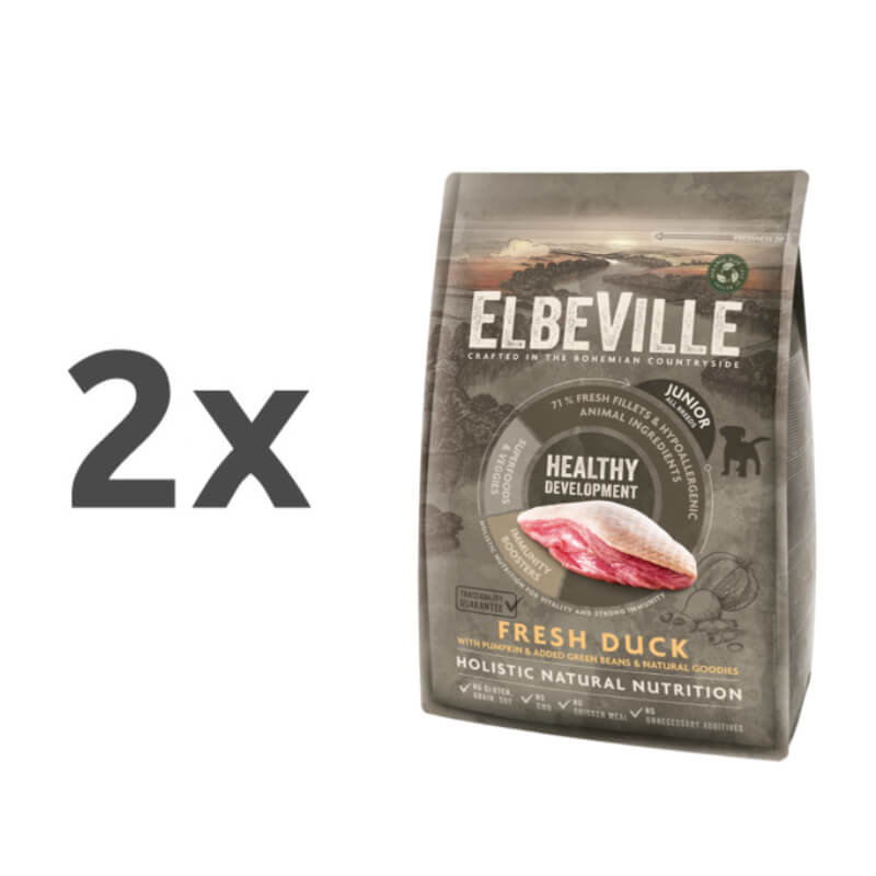 ElbeVille Puppy & Junior Healthy Development - raca - 2 x 11,4 kg