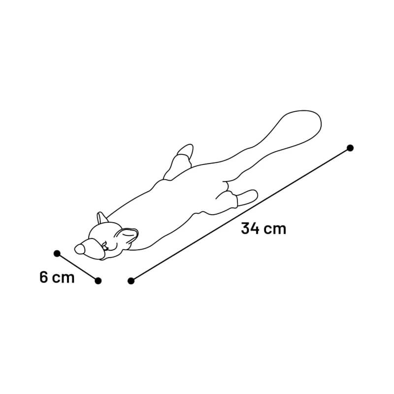 Flamingo Wild ZOO plišasta igrača, različne živali - 34 x 6 cm (5)