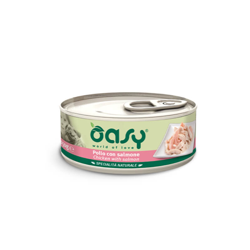 Oasy Natural Range Adult koščki v želeju - losos - 150 g - 150 g