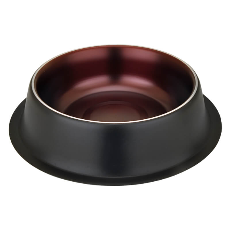 Kumar kovinska posoda Zara z gum. robom, črno temno bakrena - 23 cm / 0,85 l