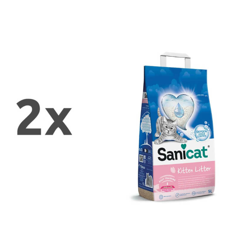 Sanicat posip Kitten - 5 L - 2 x 5 l