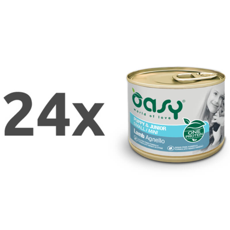 Oasy One Protein Puppy paté - jagnjetina - 24 x 200 g