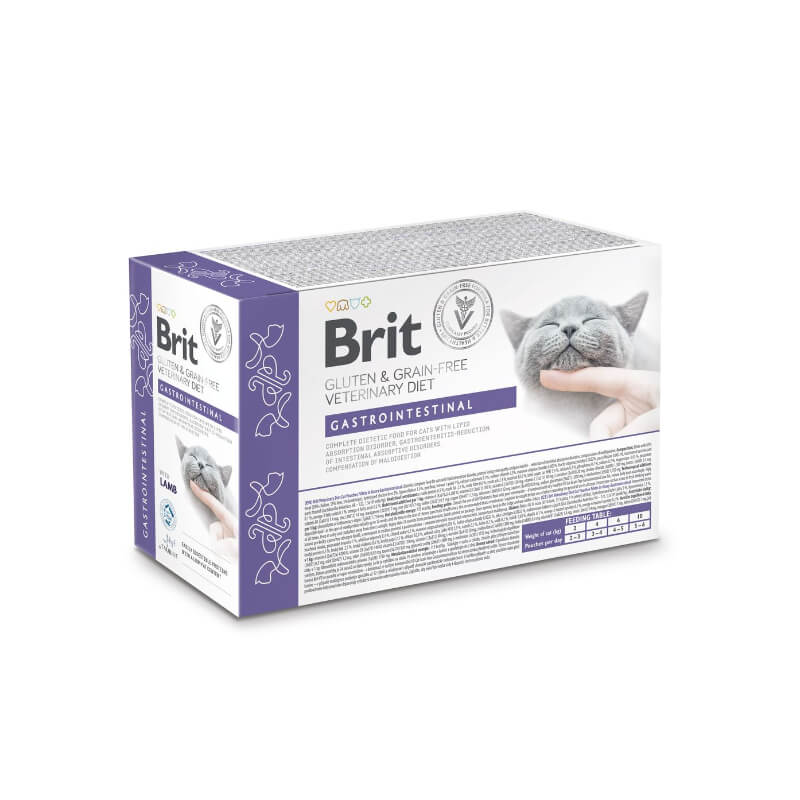 Brit GGF veterinarska dieta za mačke Gastrointestinal, vrečka - ovca - 85 g - 12 x 85 g