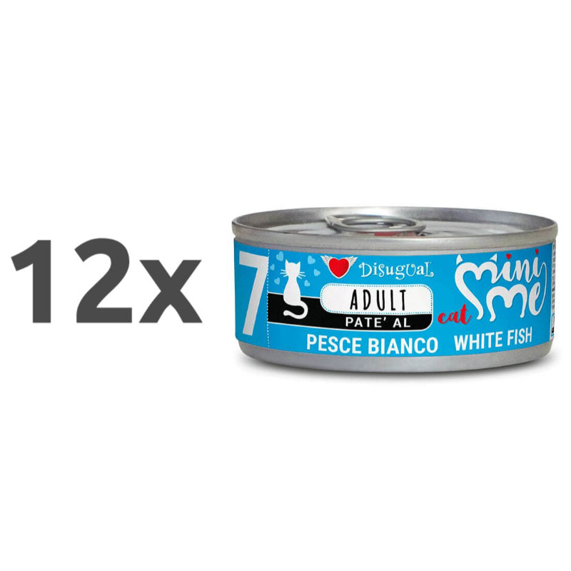 Disugual Cat Mini Me - bela riba - 85 g - 12 x 85 g