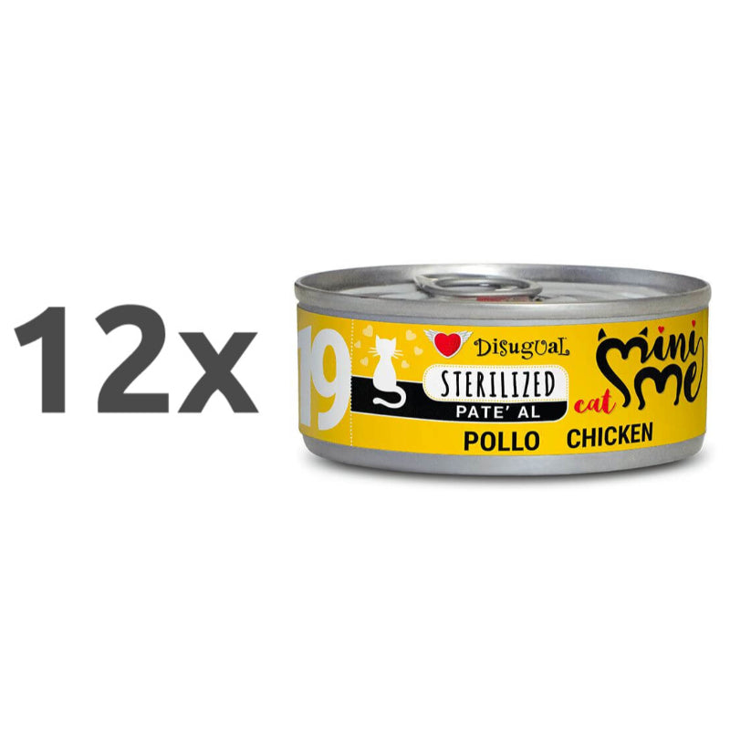 Disugual Cat Mini Me Sterilized - piščanec - 85 g - 12 x 85 g
