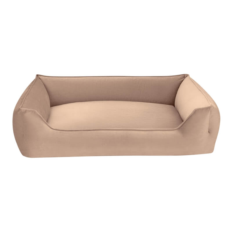 Pet Comfort oglato ležišče Delta Leo Ecru, različne velikosti - rožnato bež - 105 x 80 cm