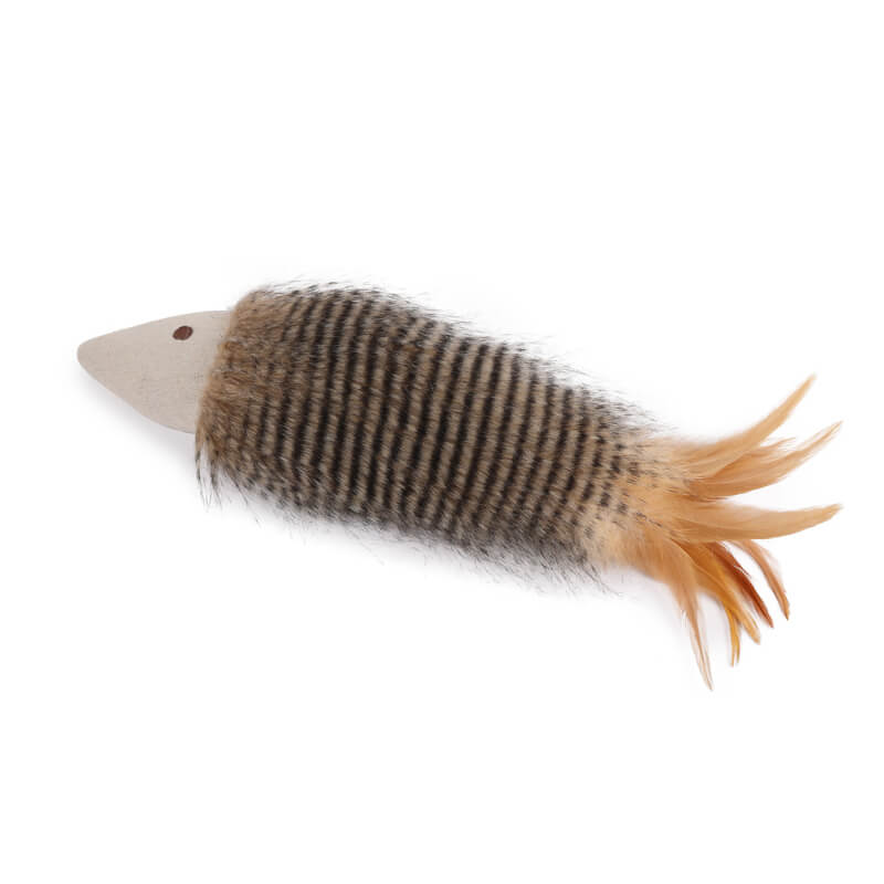 All For Paws Furry Fish Kicker plišasta riba z mačjo meto - 35 cm (2)