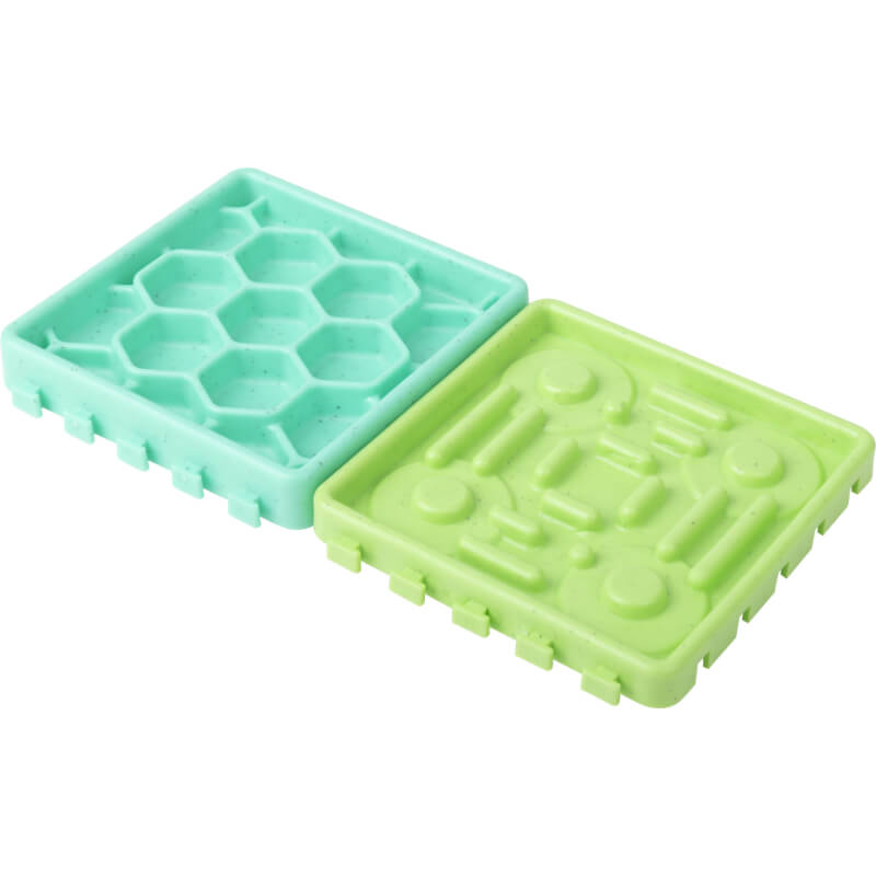 Pawise Slow Feeding set za počasno hranjenje in Lick Mat - 2 kos