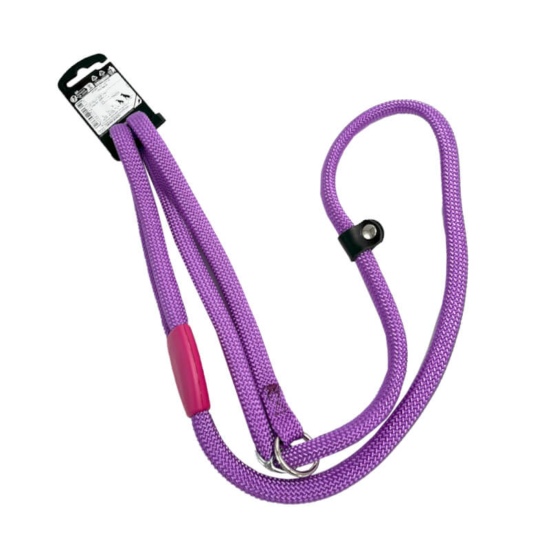Ferplast Sport okrogel povodec z ovratnico - različne barve - 13 mm / 160 cm - viola