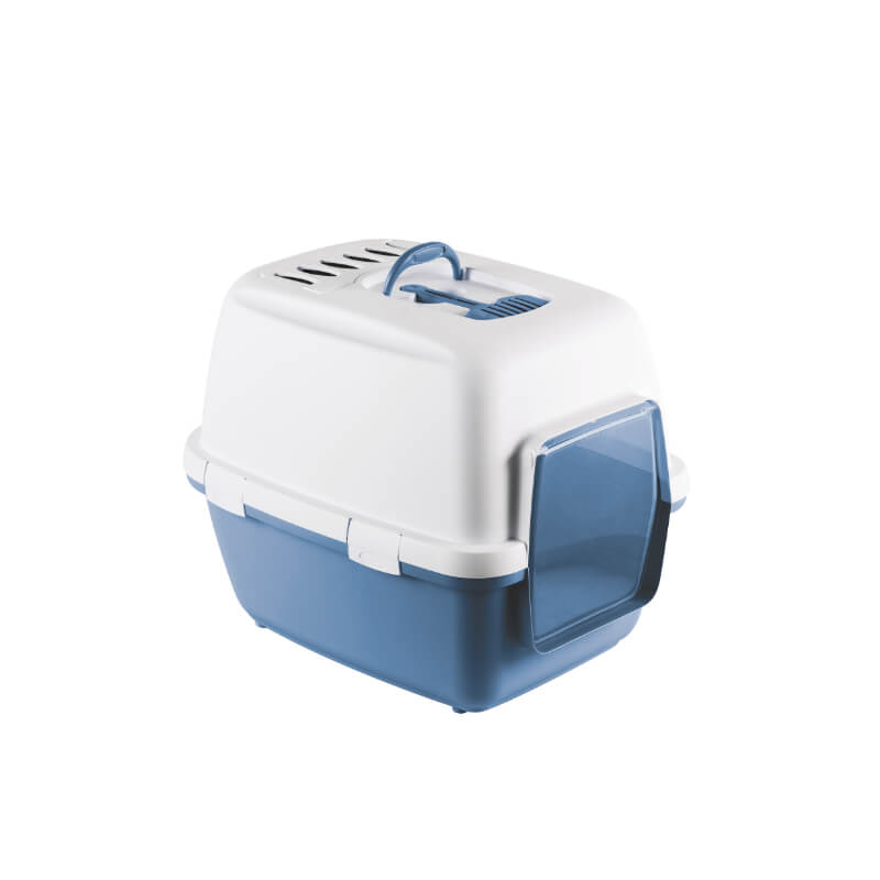 Stefanplast Cathy Comfort mačje stranišče, modro - 58 x 45 x 48 cm