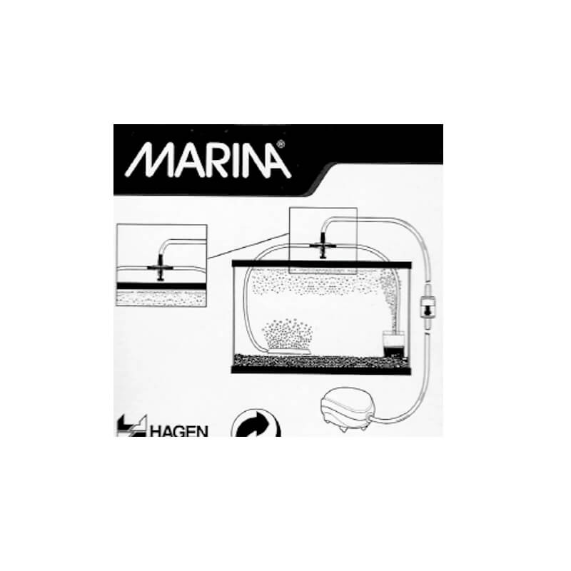 Marina razdelilec in regulator za zrak, križni - 4/6 mm (2)