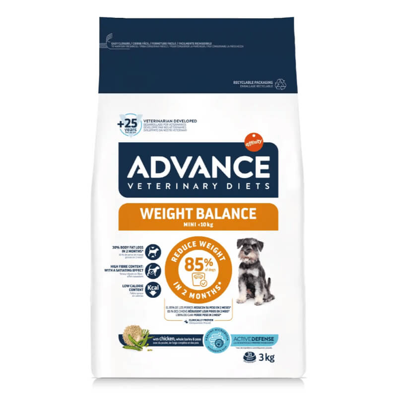 Advance veterinarska dieta Weight Balance Mini - 3 kg