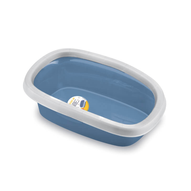 Stefanplast Sprint 20 mačje stranišče z okvirjem, modro - 39 x 58 x 17 cm