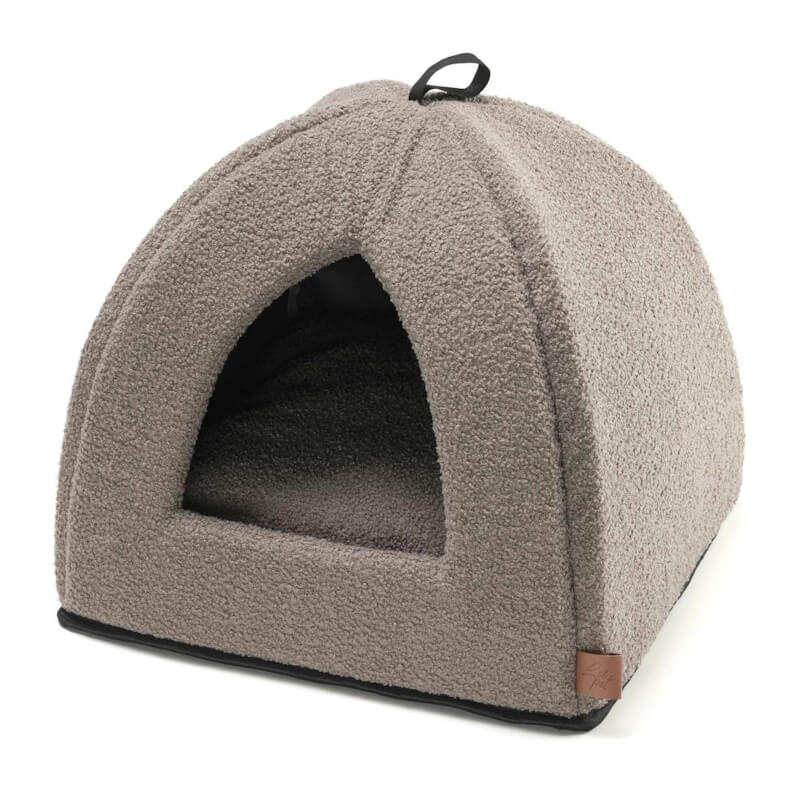Leopet iglu Cleo Teddy, rjavo - 40 x 40 x 40 cm