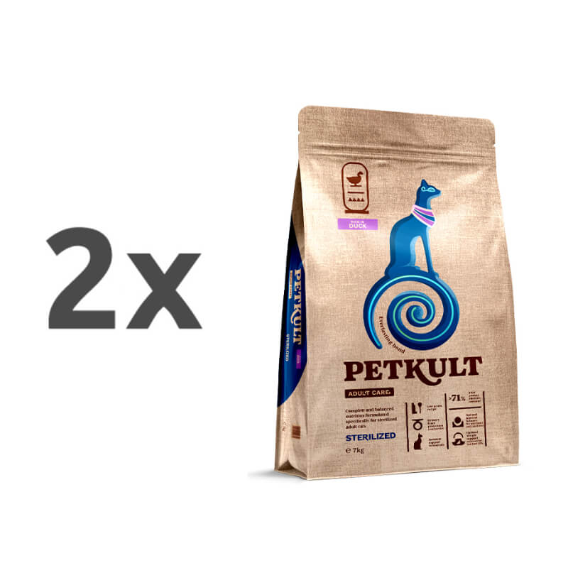 Petkult Cat Adult Care Sterilised - raca - 2 x 7 kg