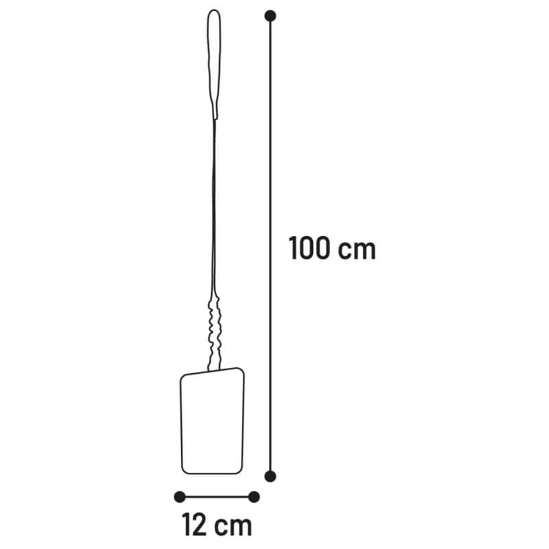Flamingo Fauxtra plišasti aport z ročajem - 100 x 12 cm (3)