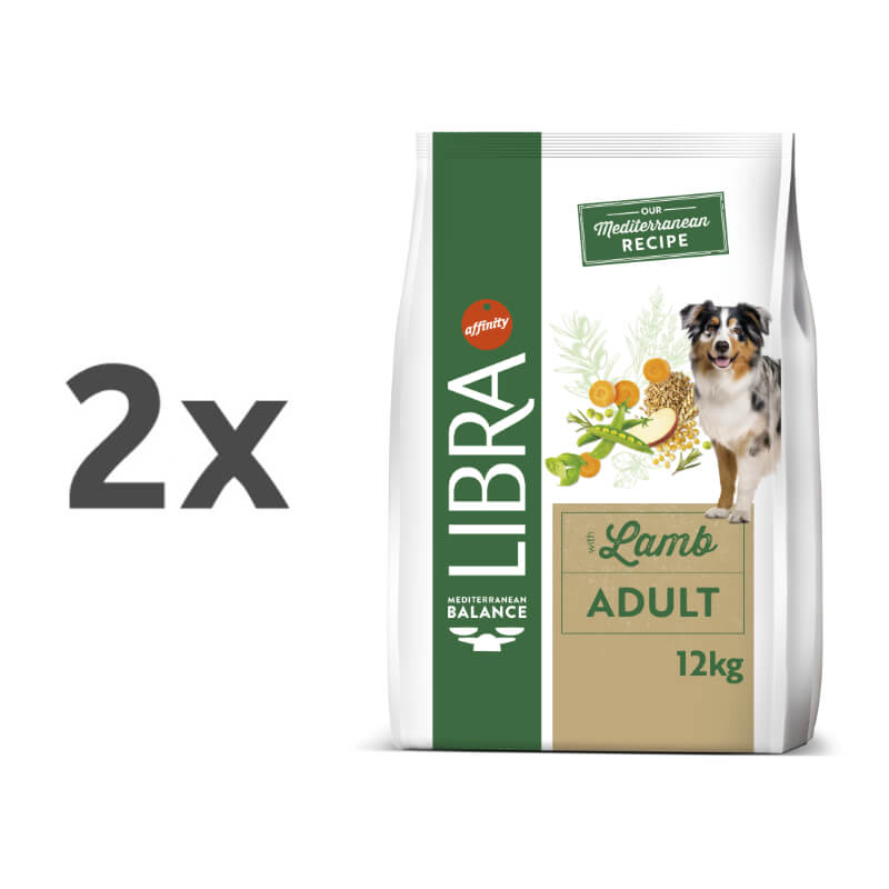 Libra Dog Adult - jagnjetina - 2 x 12 kg