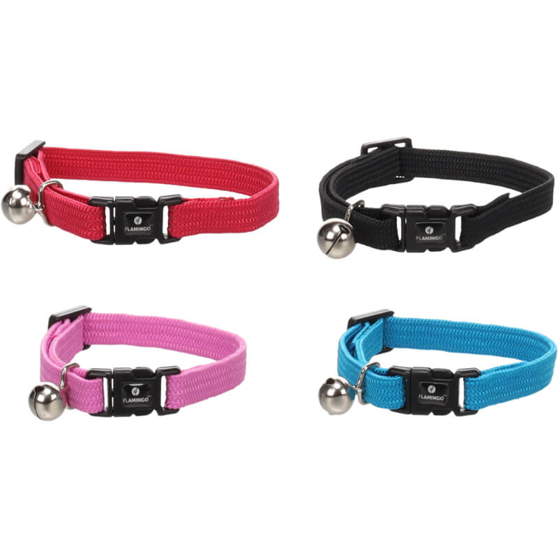 Flamingo ovratnica za mačje mladičke Libero, različne barve - 15-22 cm