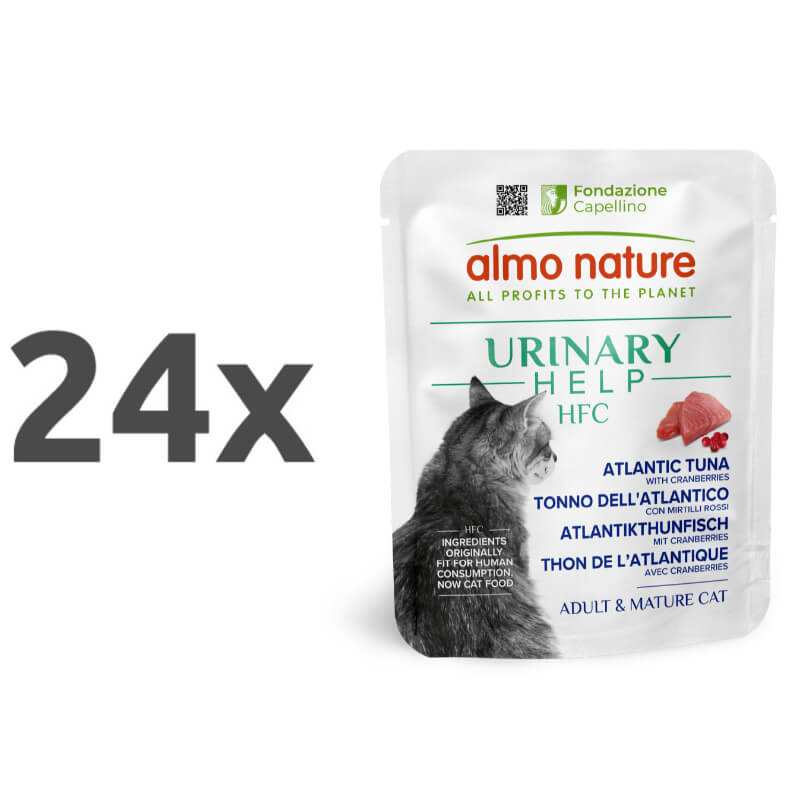 Almo Nature HFC Urinary Help file v juhi, vrečka - atl. tuna in brusnice - 50 g - 24 x 50 g