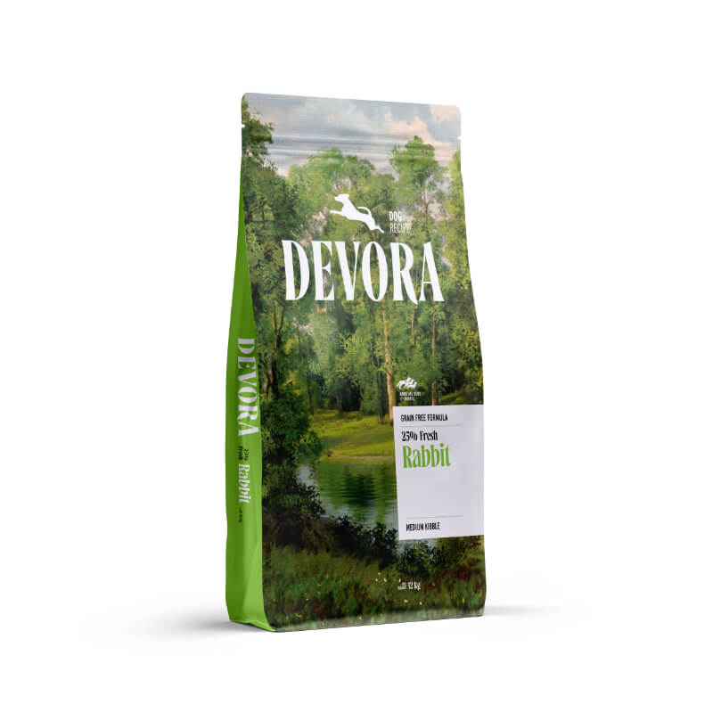 Devora Dog All Size Adult mono briketi - kunec - 12 kg