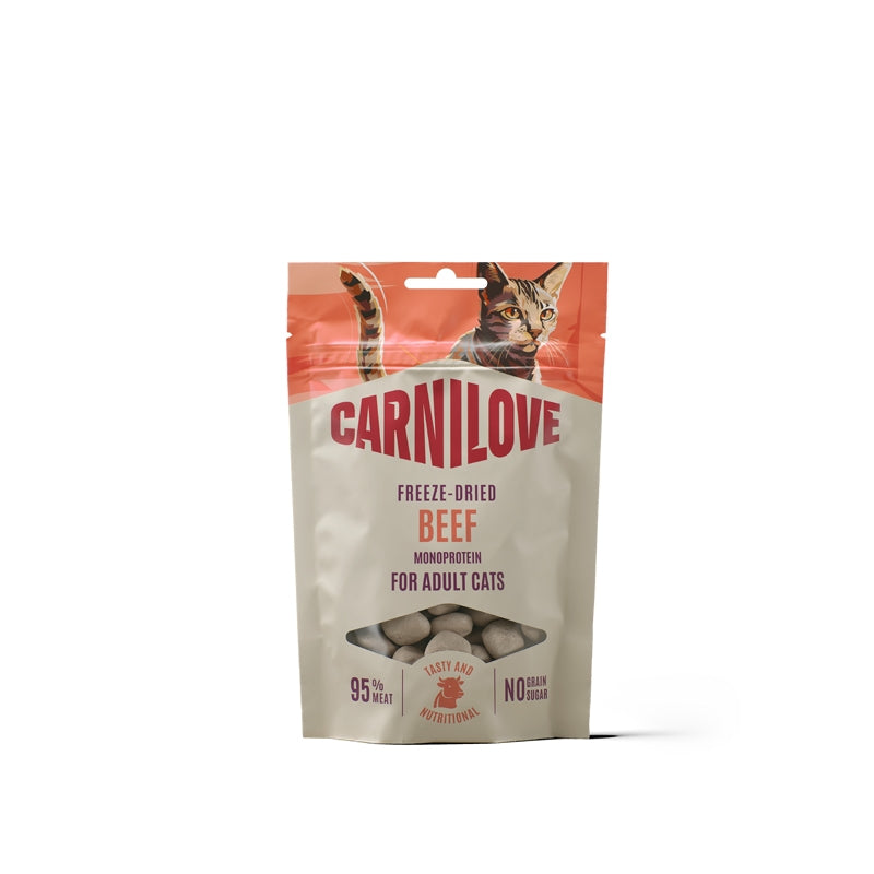 Carnilove Cat Freeze-Dried priboljški, govedina - 40 g