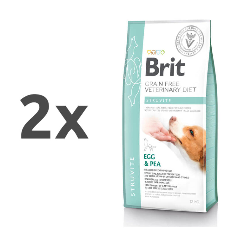 Brit GF Veterinarska dieta za pse - Struvite - 2 x 12 kg