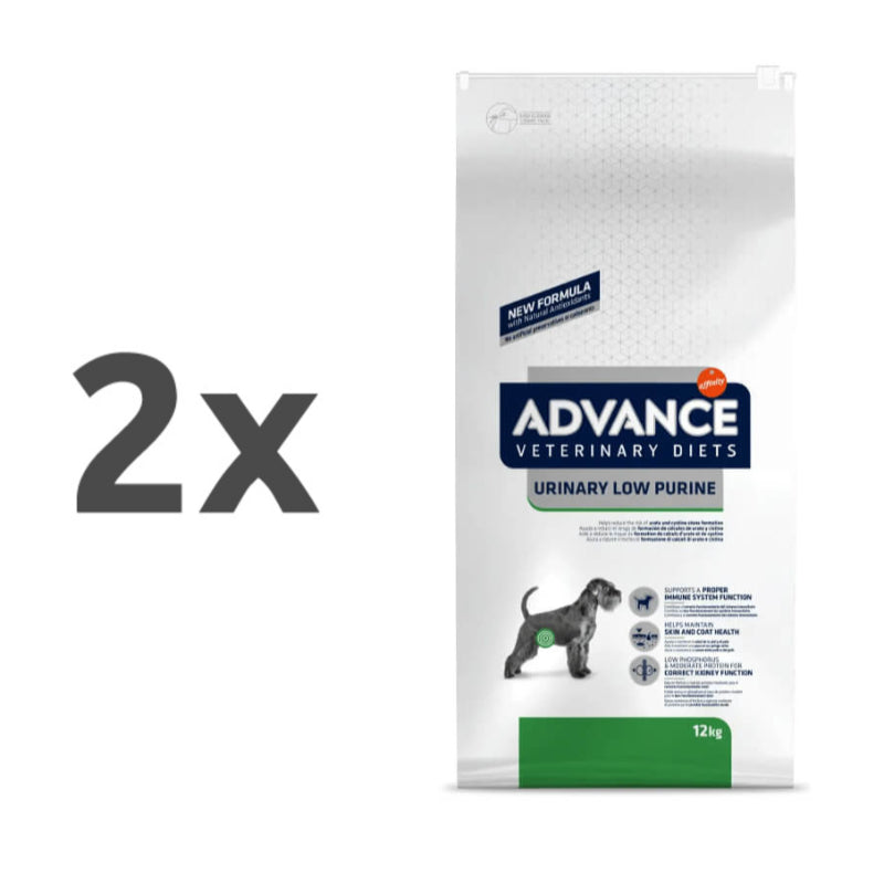 Advance veterinarska dieta za pse - Urinary Low Purine - 2 x 12 kg