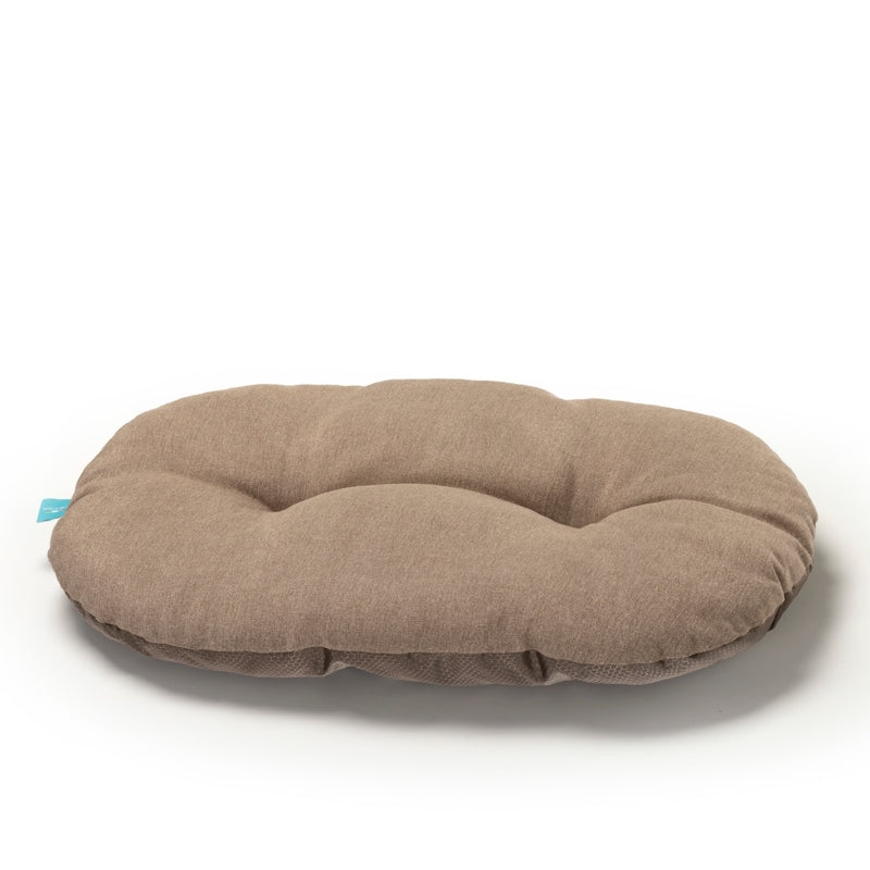 Leopet ovalna blazina Nettuno Technical Oxford, rjava - različne velikosti - 65 x 45 cm