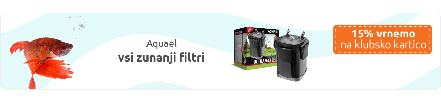 Aquael zunanji filtri akcija