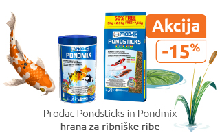 Hrana za ribniške ribel akcija
