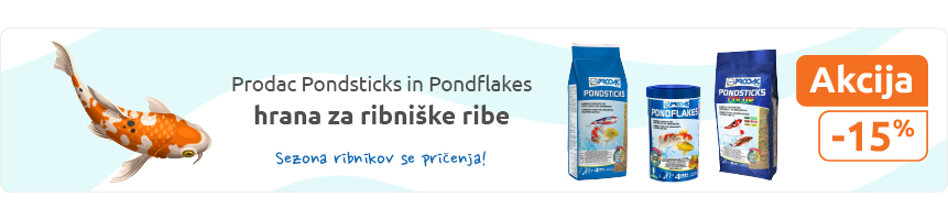 Prodac hrana za ribniške ribe akcija
