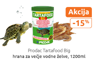 Hrana za želve Tartafood BIG akcija