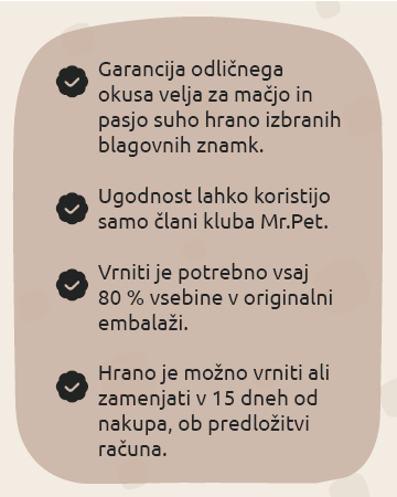 Preizkusi hrano za pse in mačke brez tveganja