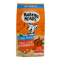 Barking Heads Bowl Lickin' Chicken za male pasme - 1,5 kg