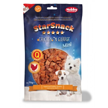 Nobby Starsnack Mini prigrizki iz piščanca in korenja – 70 g