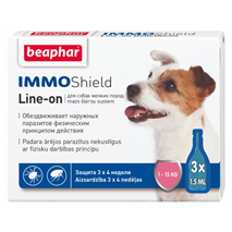 Beaphar Immo Shield zaščita (ampule) S - 3x1,5 ml