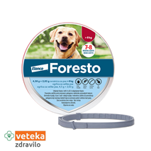 Foresto ovratnica za pse nad 8 kg - 4,50g+2,03g