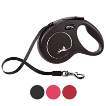 Flexi povodec Classic M, trak - 5 m (različne barve)