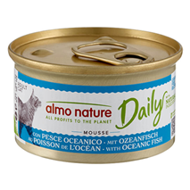 Almo Nature Daily Mousse konzerva - oceanske ribe - 85 g