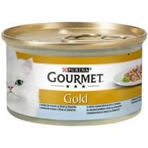 Gourmet Gold Duo - morska riba in špinača - 85 g