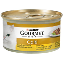 Gourmet Gold Duo - govedina in piščanec - 85 g