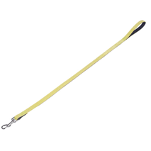 Nobby usnjen povodec Velours - zelena - 100 cm