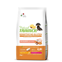 Natural Trainer Sensitive No Gluten Puppy & Junior Mini - losos