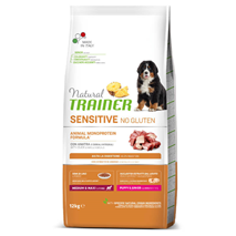 Natural Trainer Sensitive No Gluten Puppy & Junior Medium/Maxi - raca