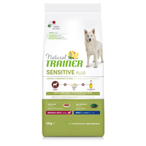 Natural Trainer Sensitive Plus Adult Medium/Maxi - konj in riž