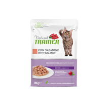 Natural Trainer Cat Mature, vrečka - losos - 85 g